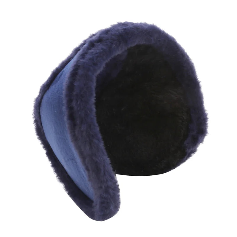 Soft Plush Ear Warmer Winter Warm Earmuffs for Women Men Fashion Solid Color Earflap Outdoor Cold Protection Ear-Muffs Ear Cover