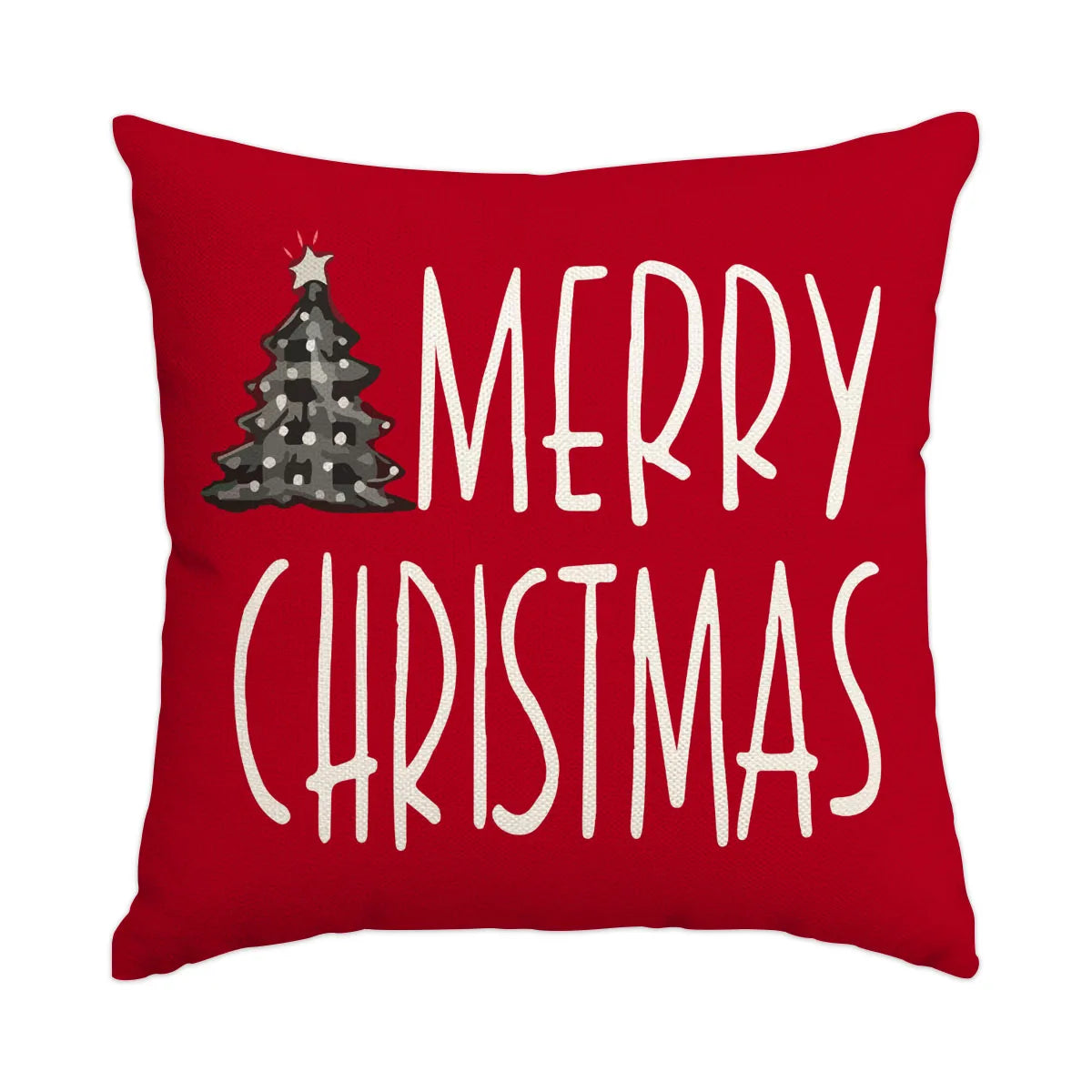 Housse de coussin de Noël à carreaux Buffalo – Confortable, classique et festive
