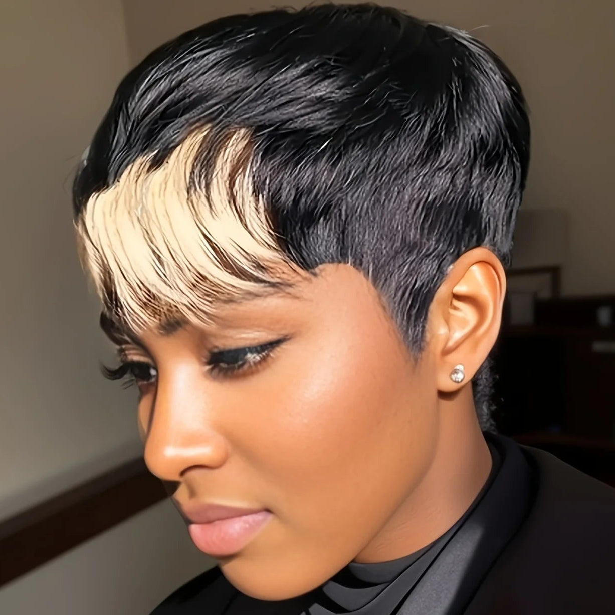 Blonde Pixie Hair Wig