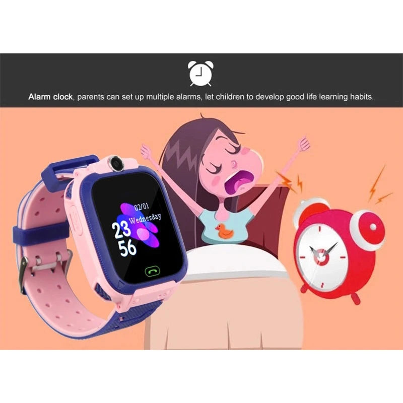 Reloj Inteligente para Niños - Localización, Cámara, Vídeo, Música, Juegos, Alarma, Calculadora