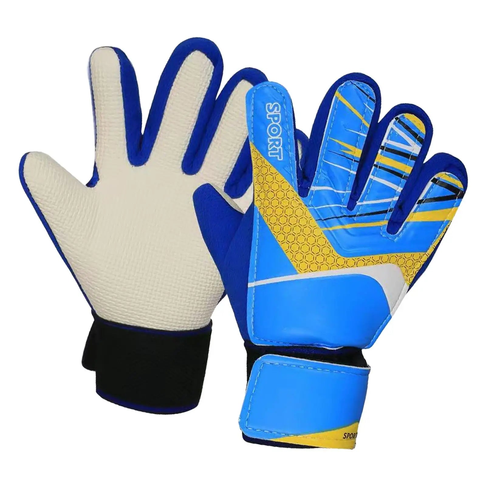 Guantes de portero de fútbol para niños Principiante Suministros deportivos de moda Regalo Niños y niñas Mitones protectores antideslizantes ligeros