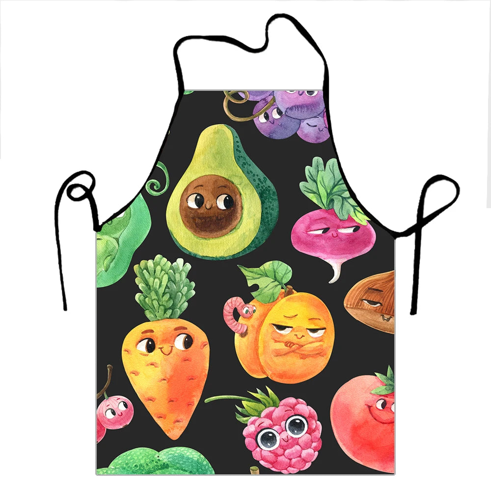 1 delantal de Navidad con diseño de árbol de Navidad y hombre de jengibre, sin mangas, para cocinar en casa, de lino, con decoración navideña de Feliz Navidad