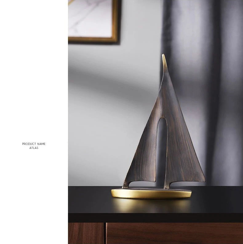 Voilier à voile lisse, décoration de maison, décoration de salon, chambre à coucher, décoration de bureau, cadeau artisanal en résine