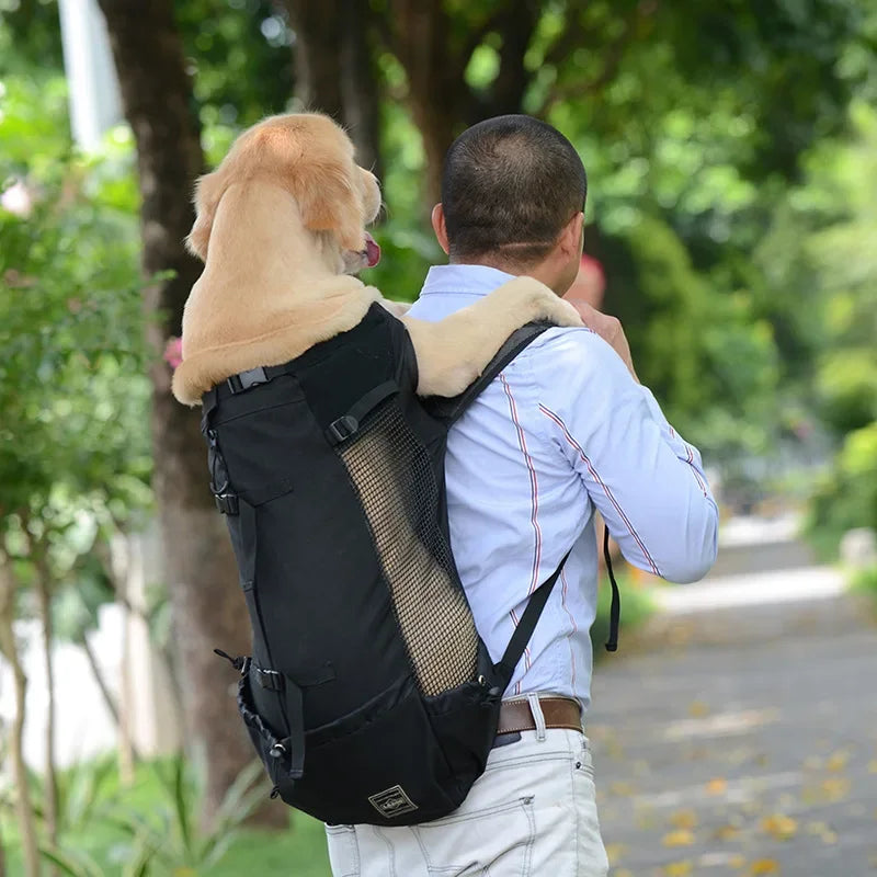 Bolsa transportadora transpirable para perros, mochila portátil para viajes al aire libre, transportadores reflectantes para gatos, accesorios para perros Bulldog Francés