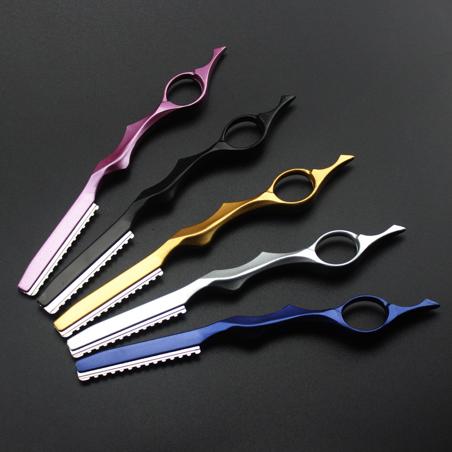 Navaja de adelgazamiento de cabello, cuchillo de corte de afeitar, adelgazador japonés de acero inoxidable, profesional, afilado, barbero, afeitadora de cabello, cuchillo de corte, herramienta de salón.