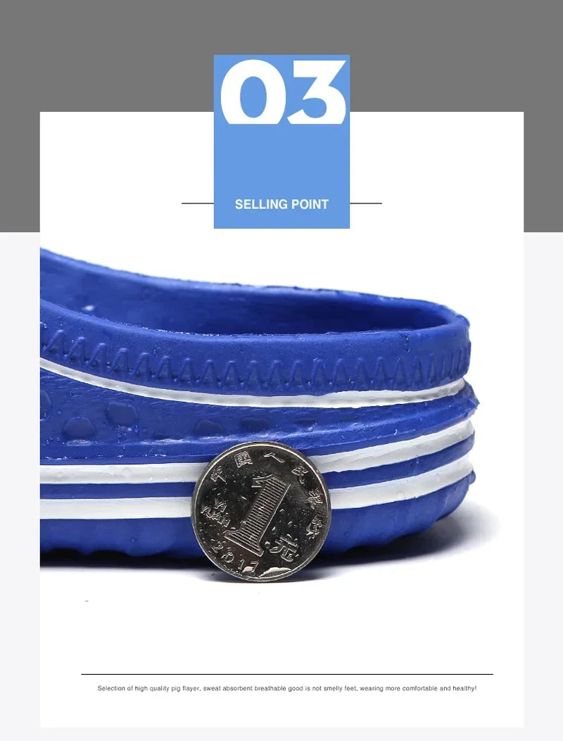 Chaussures de plage unisexes ajourées pour homme et femme, sandales de plage décontractées, tongs antidérapantes, pointures 36 à 45