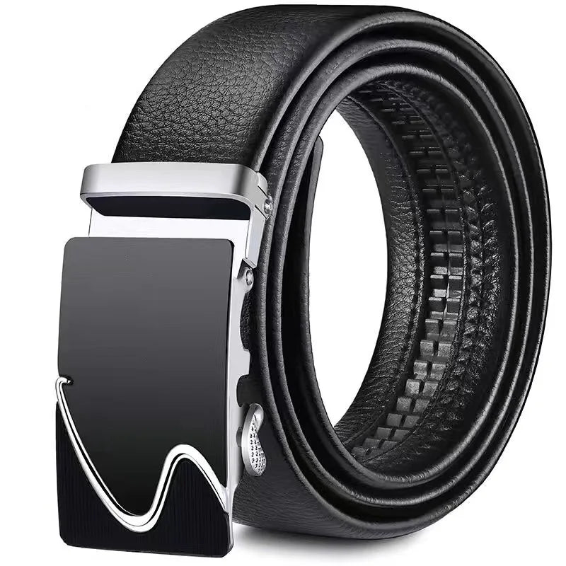 Automatic Buckle Leather Belt