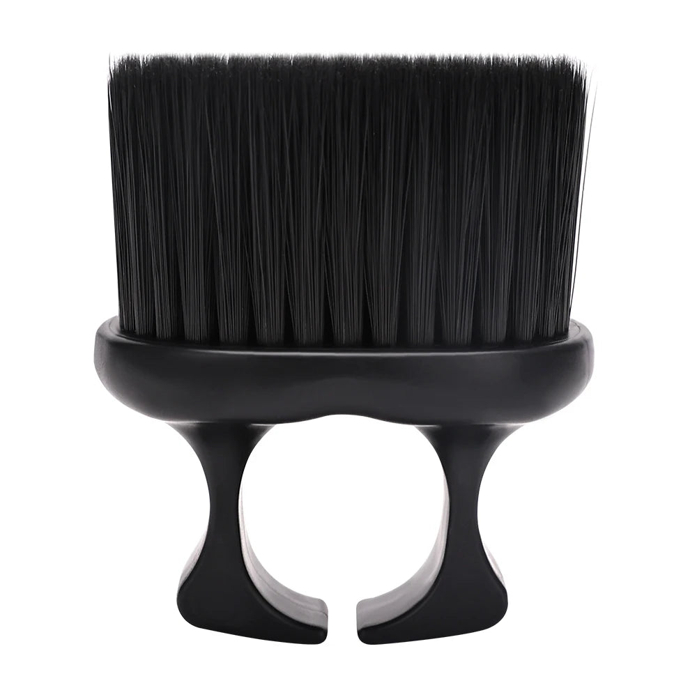 Cepillo de dedos para peluquería, cepillo para limpiar el cabello, cepillo para quitar el polvo del cuello, cepillos profesionales de peluquería, herramientas de estilismo
