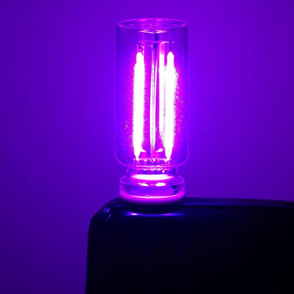 Decora herramientas USB táctil Control noche LED Luz Ambiente Lámpara incandescente Filamento LED Bombilla Decoración de dormitorio DIY
