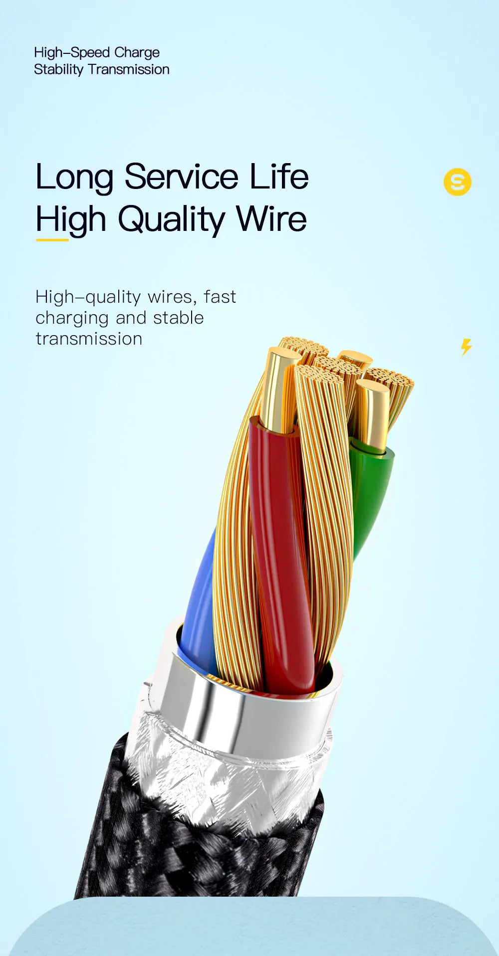 Cable USB Essager de carga rápida para iPhone 11 12 13 Pro Max Mini Xs Xr X SE 8 7 6 Plus 6s 5 5s, cable de 2.4A para cargador de iPhone