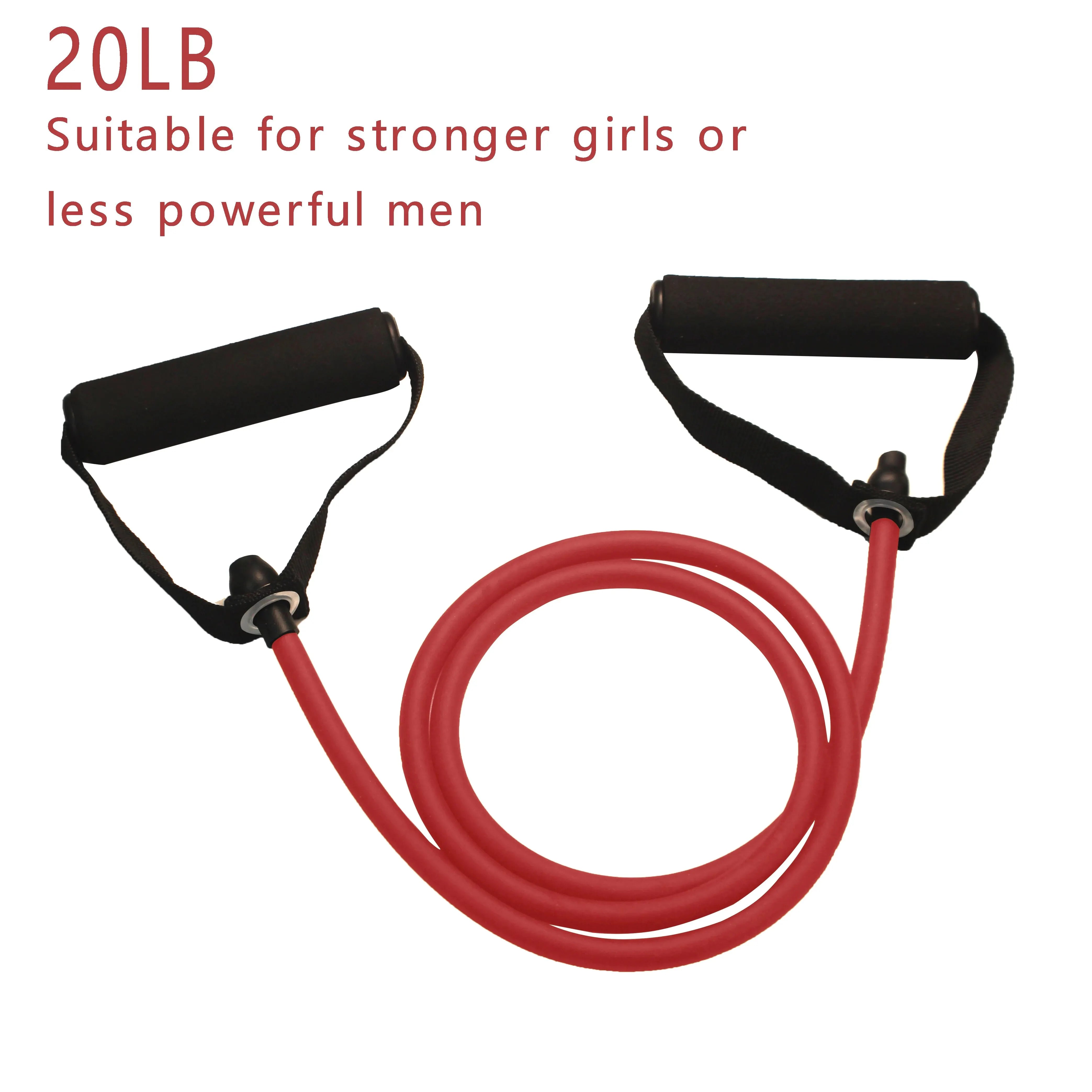 Bandas de resistencia con asas, bandas de ejercicio, bandas de entrenamiento con asas para hombres y mujeres, equipo de entrenamiento de fuerza en casa