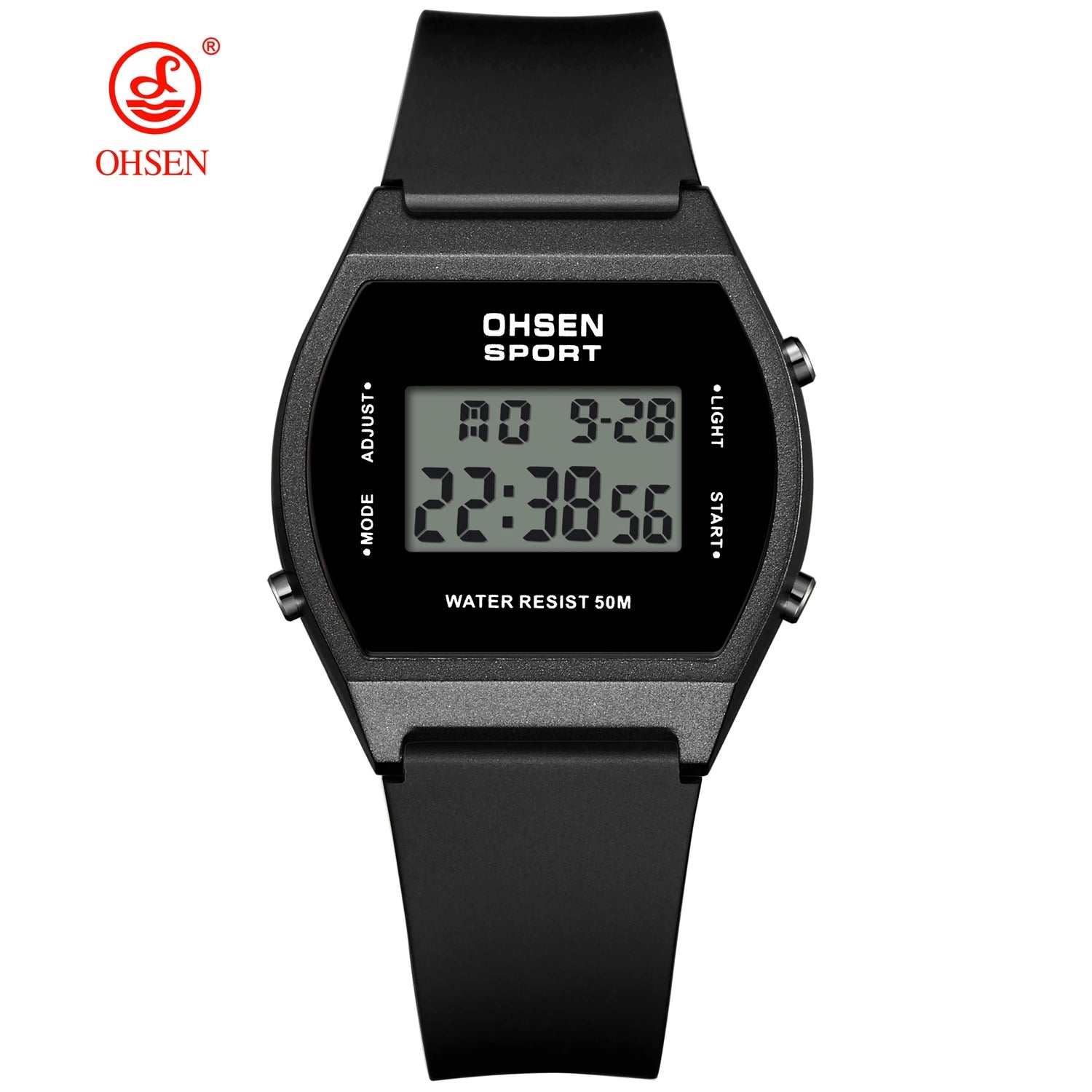 Reloj deportivo digital para mujer, resistente al agua, a la moda, blanco, para damas, reloj de pulsera electrónico para niños, relojes LED con alarma, regalos