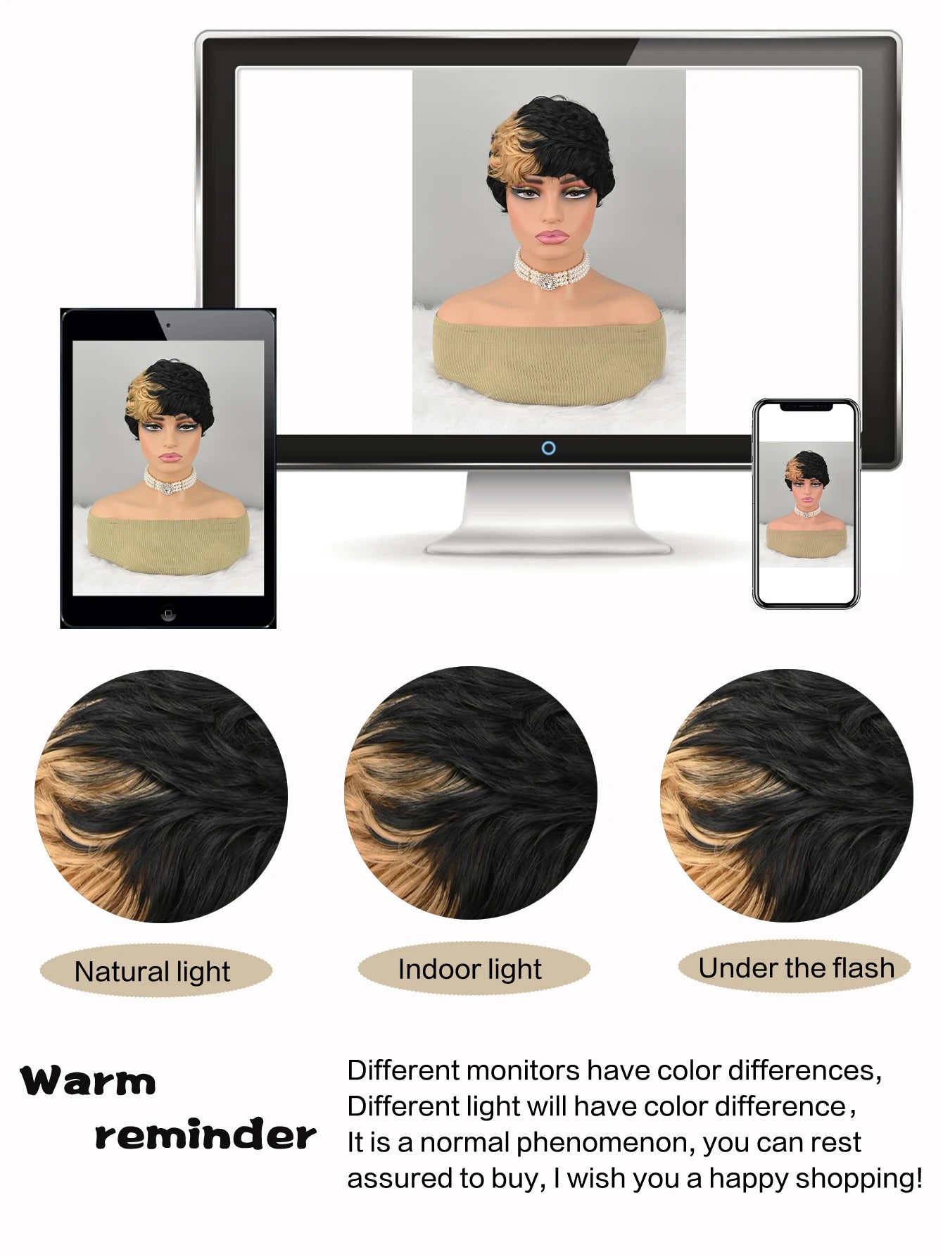 Short Bob synthetic Wig for Pixie Cut wigs Glueless Wig None Front Wig with Bangs Straight Full