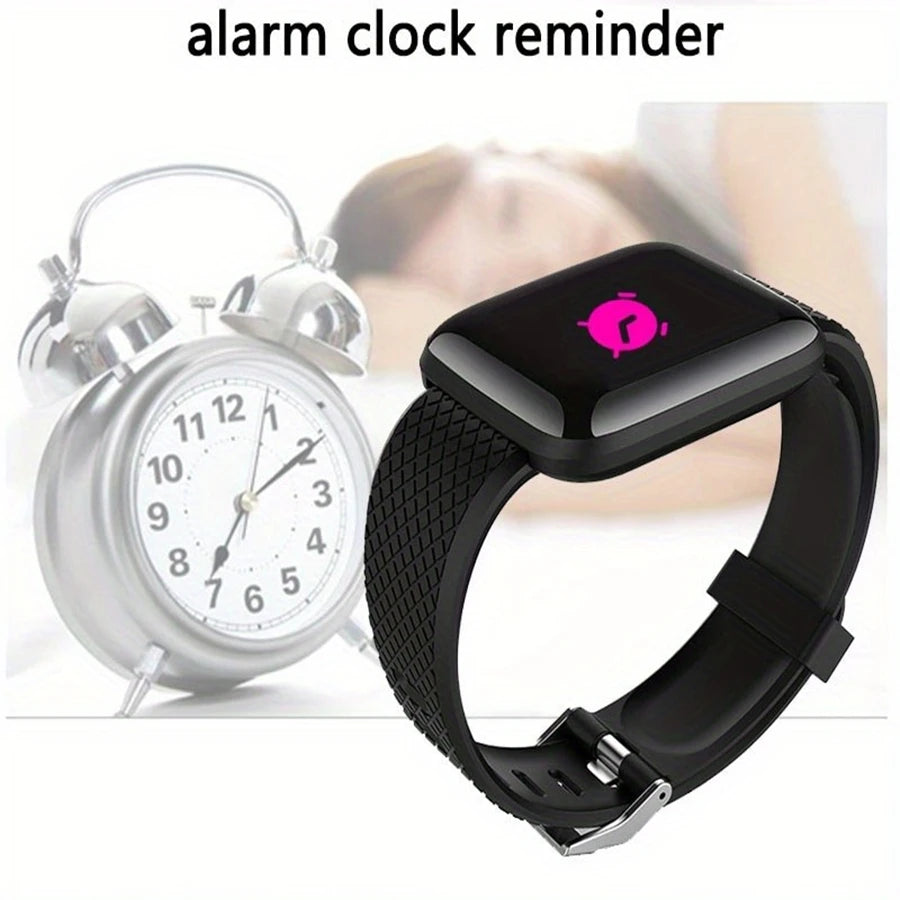 Smartwatch para hombre y mujer, reloj de pulsera inteligente, monitor de fitness, pulsera de regalo de cumpleaños, reloj electrónico para Android iOS