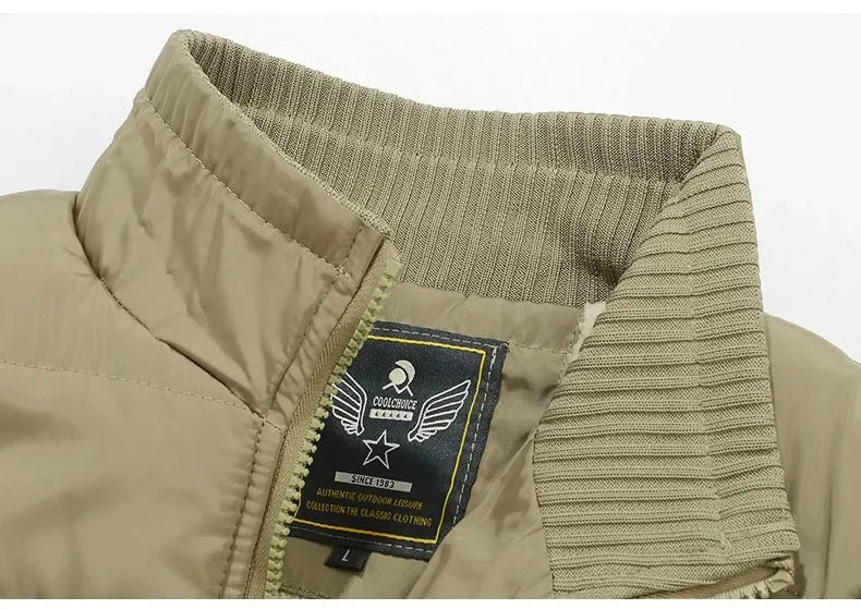 Chaleco de hombre, ligero, acolchado, grueso, sin mangas, chalecos polares, chaqueta de invierno para hombre, abrigo cálido, talla grande 6XL, para exteriores