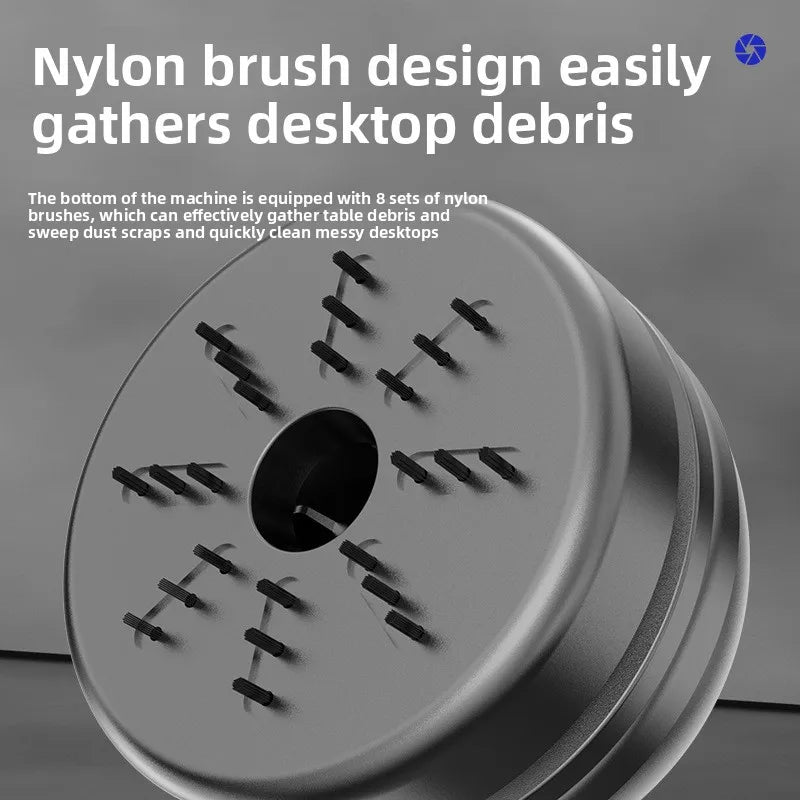 Black Knight Mini Desktop Støvsuger – Trådløs, bærbar og perfekt for studenter