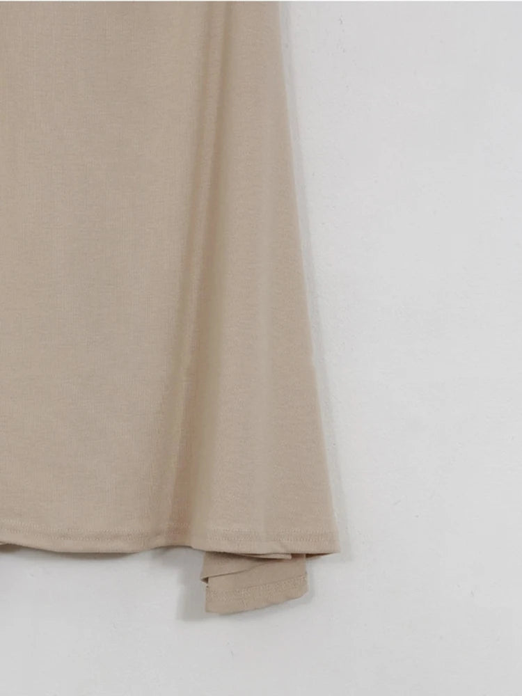 Faldas de satén fruncidas para mujer Falda de cintura alta para mujer Faldas elegantes línea A Falda midi rosa de verano Nuevo estilo coreano