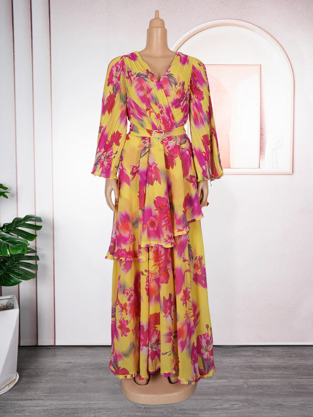 Vestidos africanos elegantes para mujer 2025 Nuevo verano moda estampado túnica talla grande Turquía musulmán boda fiesta de noche vestido largo