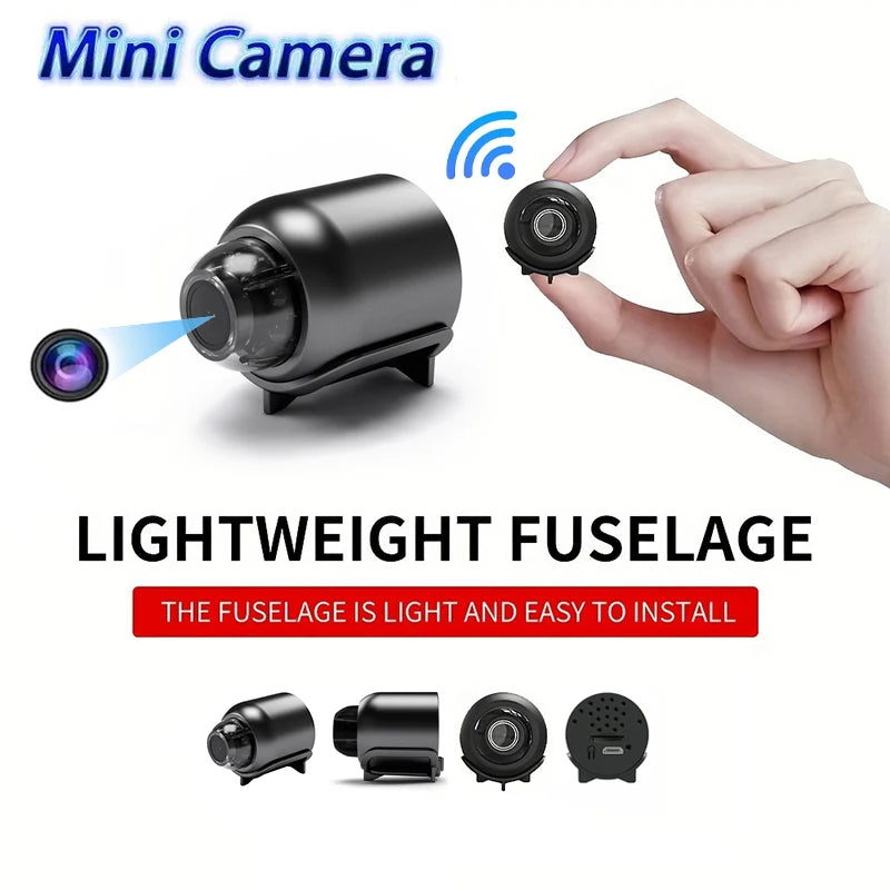 Cámara de seguridad IP interior WiFi de 1080P HD con visión nocturna IR y grabadora de vídeo, monitor remoto antirrobo, cámara usb
