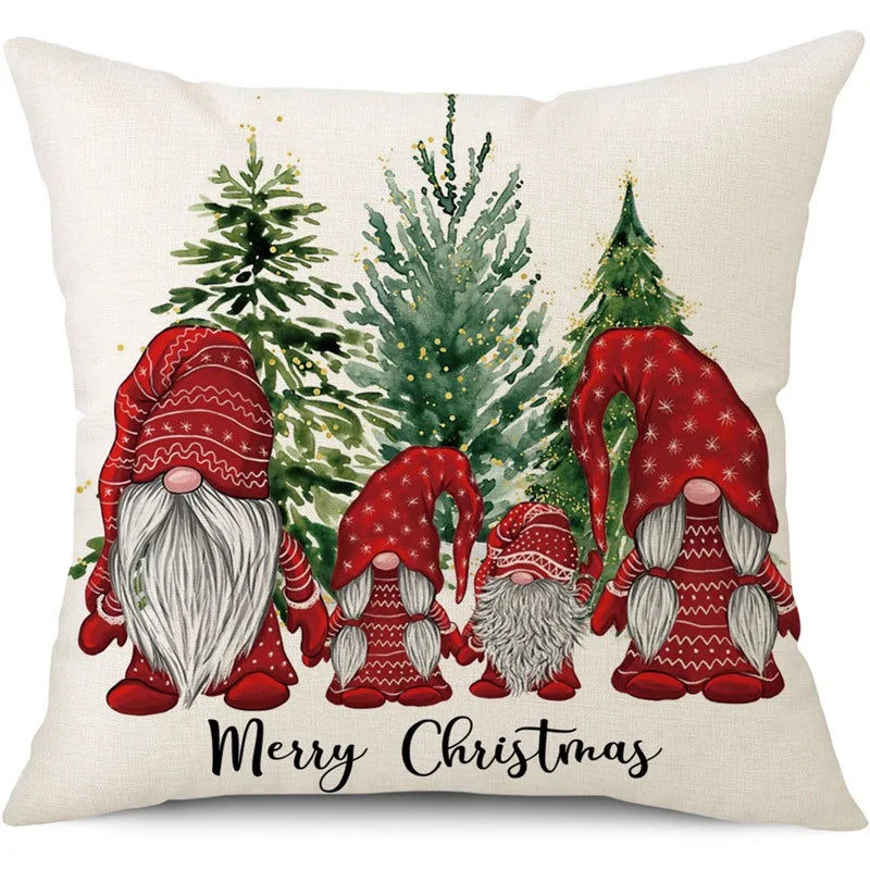 Funda de cojín Feliz Navidad – Encanto festivo para tu hogar