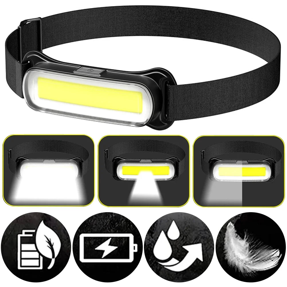 Linterna frontal LED