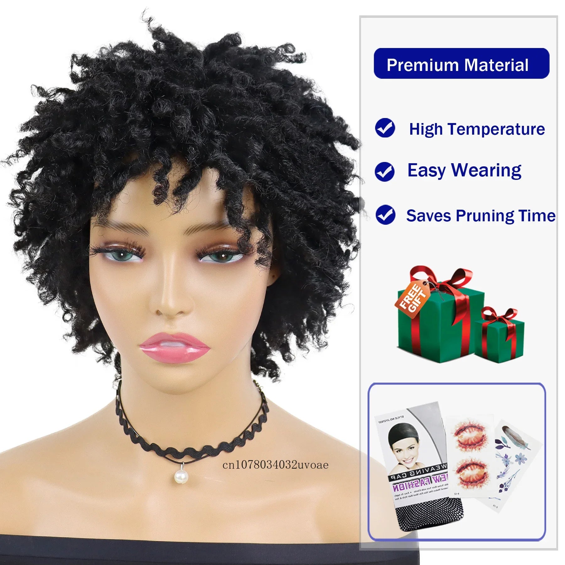 Short Braided Locs Wig