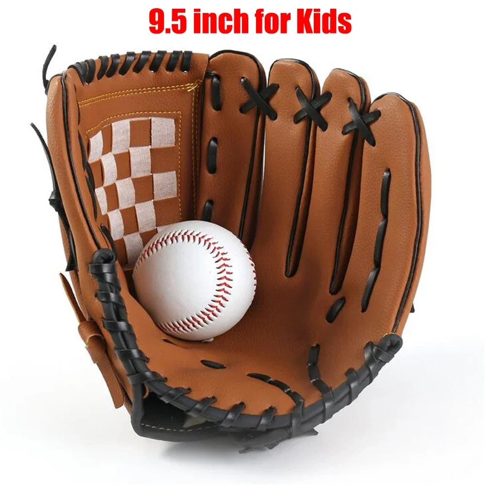 Outdoor Sport Baseball Glove Catcher Baseball Softball Training Practice Equipment Left Hand For Kids/Teenagers/Adults