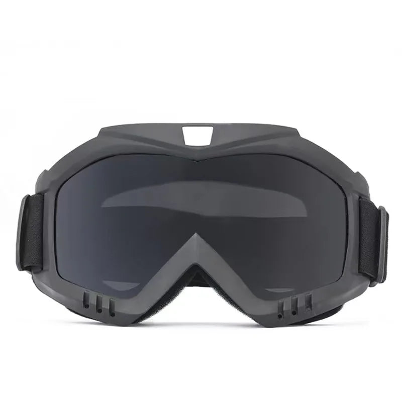 Gafas de sol UV400 para motocross, a prueba de viento, para ciclismo, esquí, con máscara bucal, máscara para casco de moto, máscara de esquí de invierno