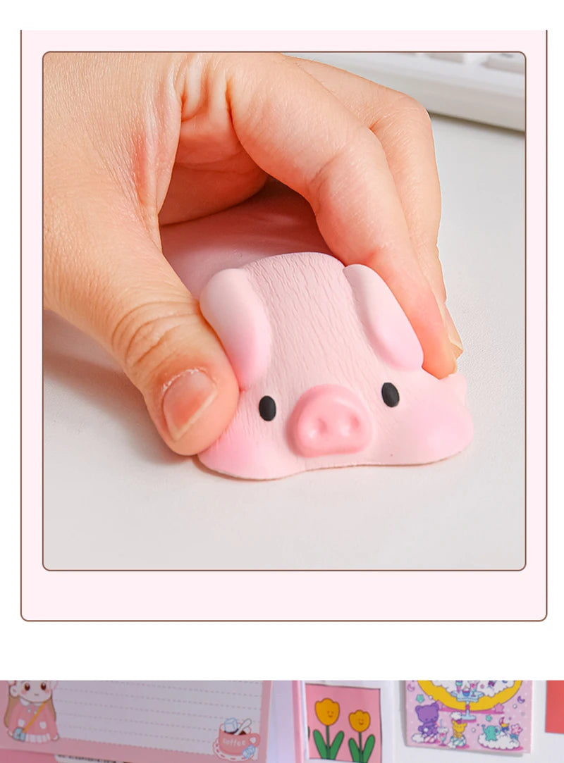 Nuevo y bonito soporte de muñeca para ratón, reposabrazos para ordenador portátil, escritorio ergonómico, juguetes Kawaii de aumento lento