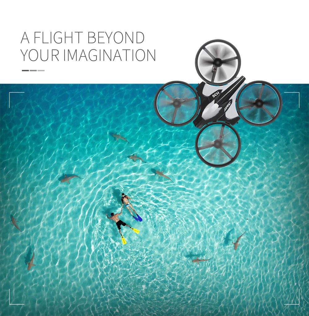 H36 Mini Dron 6 ejes sin cabeza FPV Drones Helicóptero de control remoto de bolsillo Avión RC Dron Quadcopter Juguetes Regalo de Navidad para niños