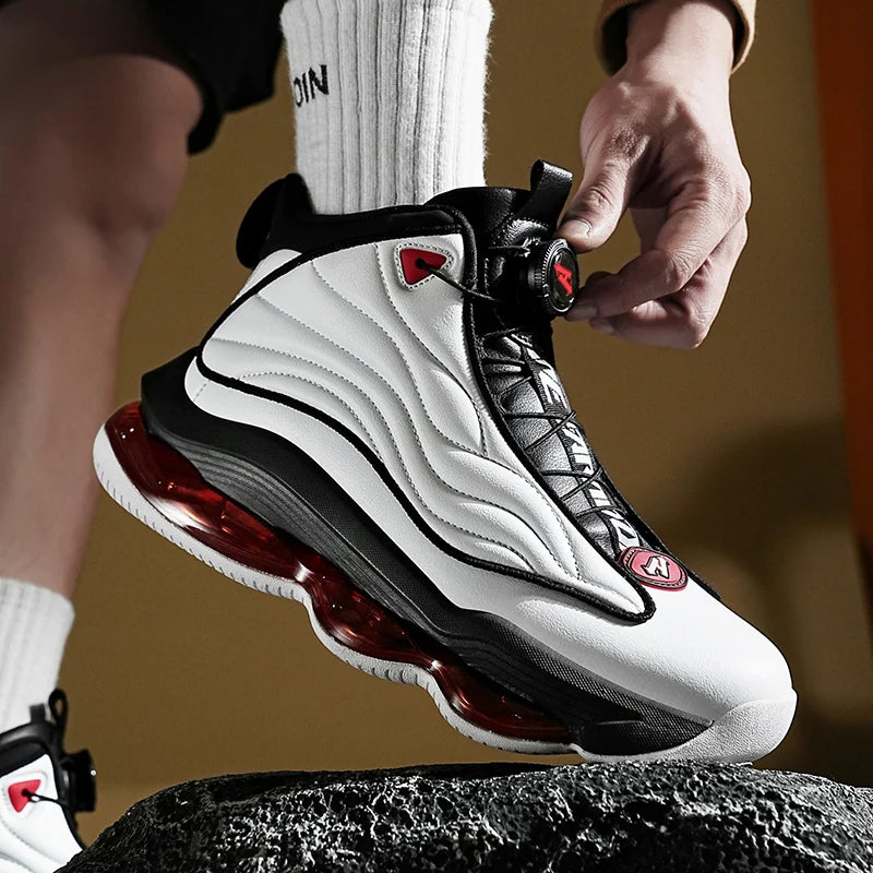 Zapatillas de Baloncesto para Hombre – Transpirables, Amortiguadas y Antideslizantes para Entrenamiento
