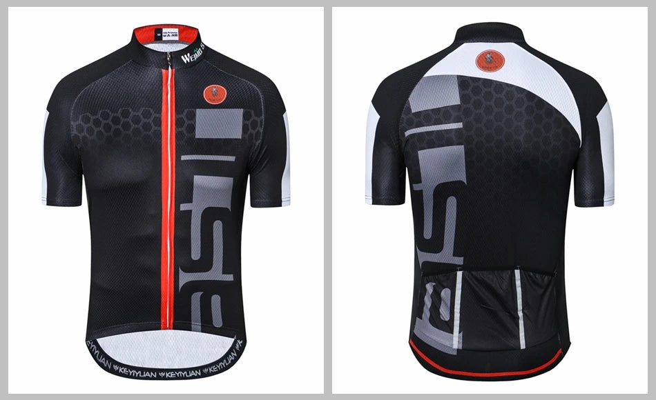 Cycling Jersey Men Bike Mountain Road MTB Shirt Top Summer Bicycle Racing Riding Clothing Uniform Clothes Jackets White Red