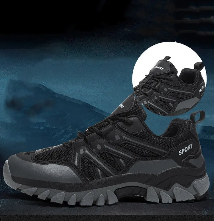 Zapatillas de Senderismo para Mujer y Hombre, Zapatos de Trekking al Aire Libre, Botas de Escalada, Acampada, Antideslizantes, Impermeables, para Caminar, Correr y Entrenar