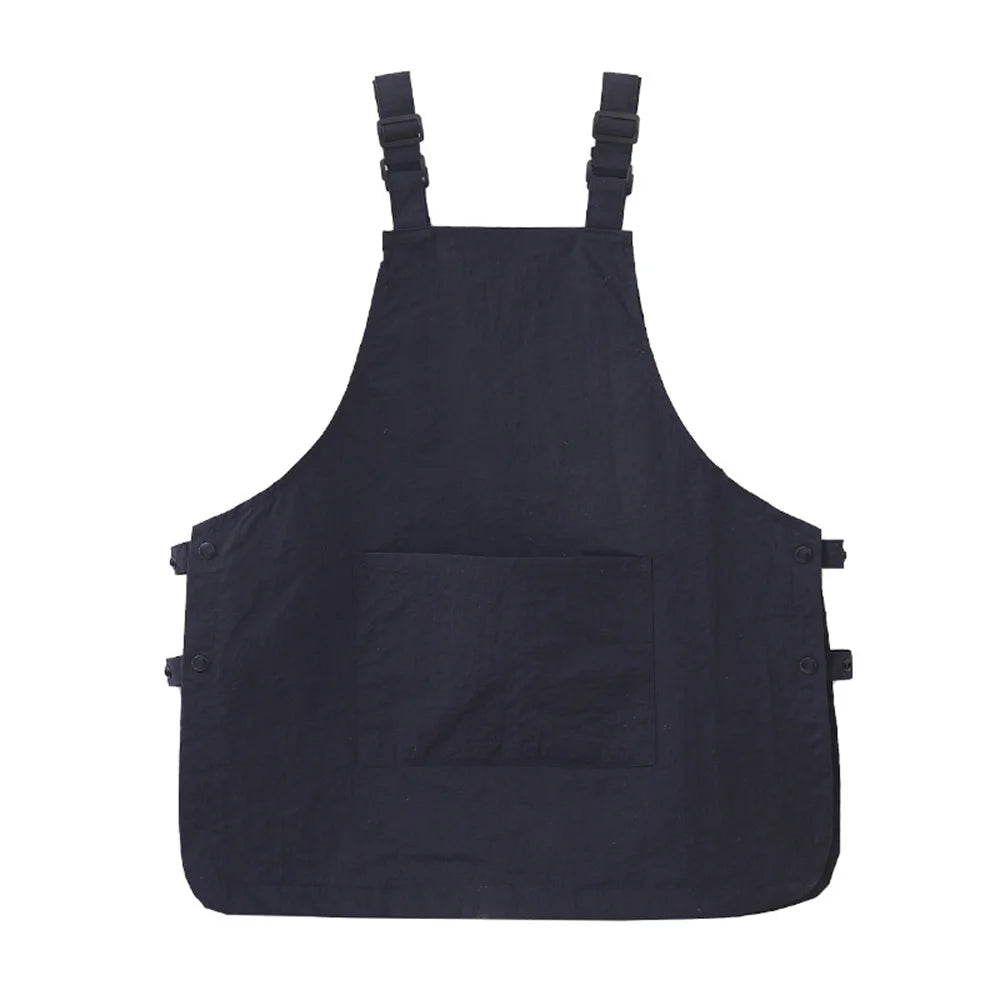 Delantal tipo chaleco impermeable, nailon antiincrustante, sin mangas, unisex, para cocina doméstica, ropa de trabajo para barbería y cafetería