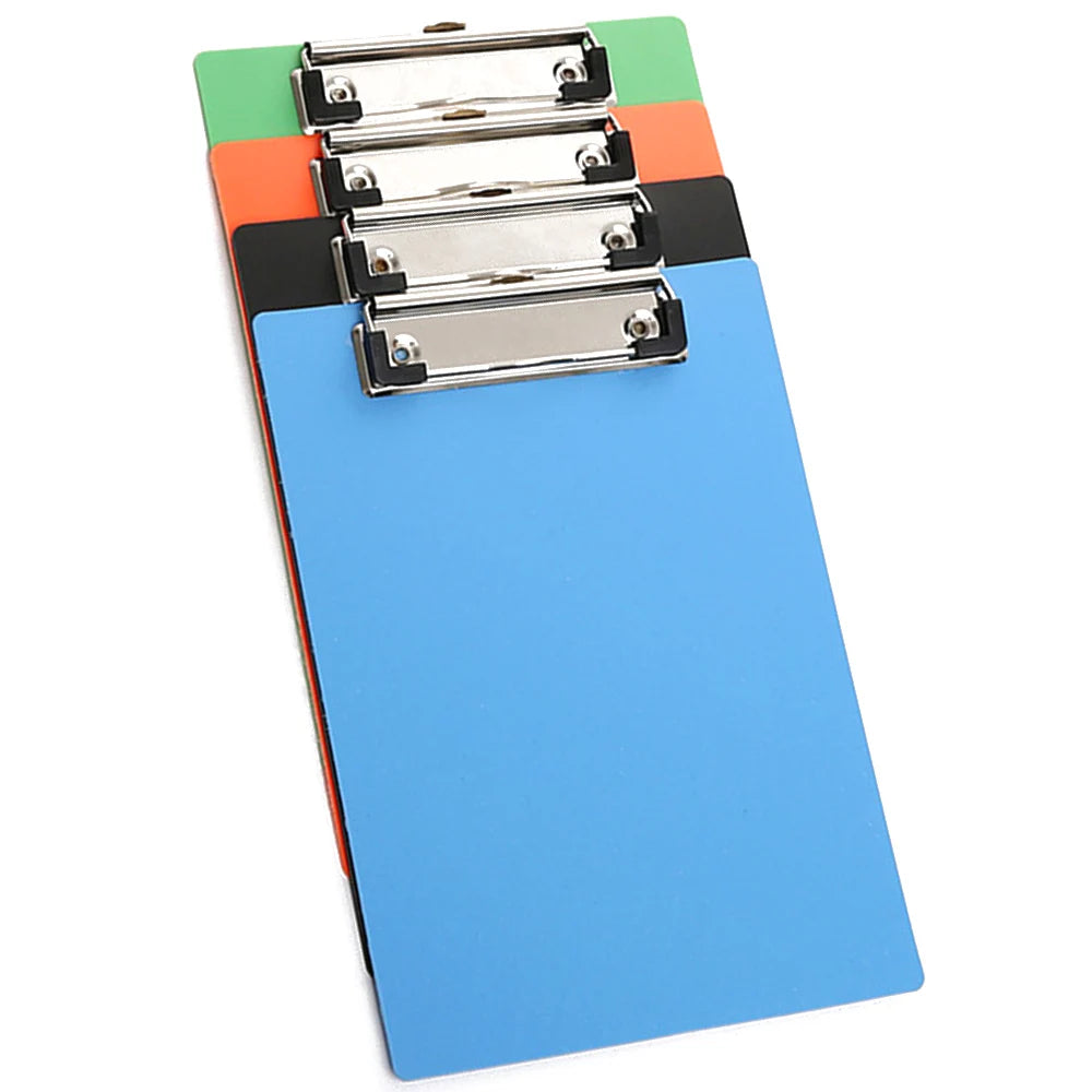 A5 File Holder Clip Document Holder Clipboards Clip Writing Pad Test Paper Clipboard Office School Supply File Folder Stationery