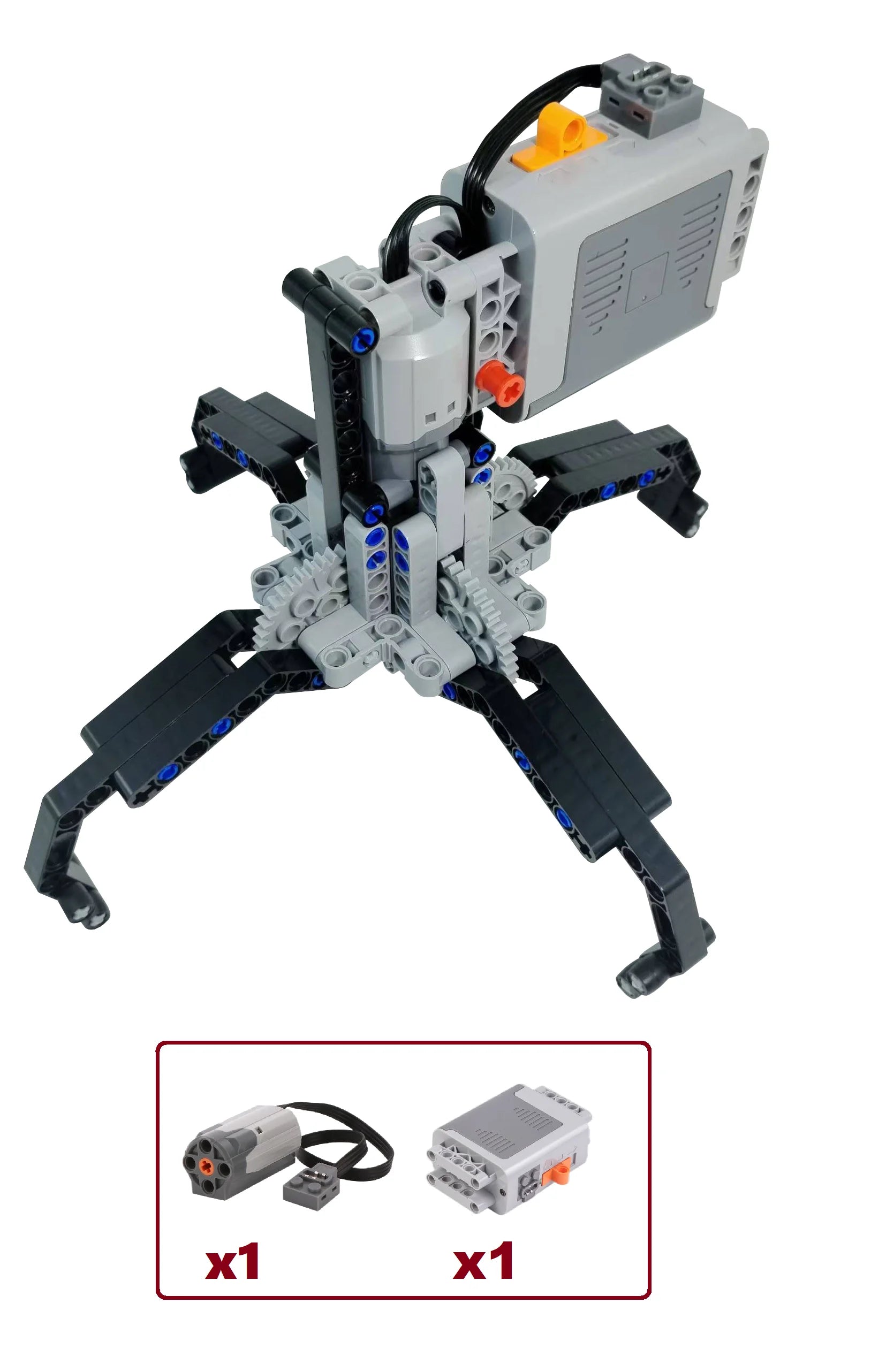 Bloques de construcción técnicos MOC Robot eléctrico RC Manipulador Brazo mecánico Pinza Garra Kit Juguetes educativos DIY para niños