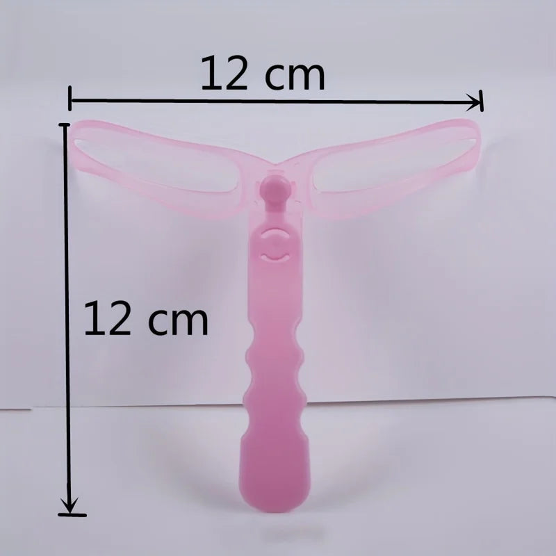 3D øyenbrynssjablongsett (8 stk)