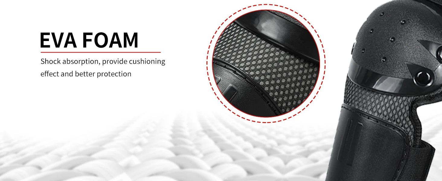 WOSAWE Ensemble de protections pour enfants, quatre genouillères, coudières, protège-coudes, pour enfants, jeunes, VTT, moto, motocross