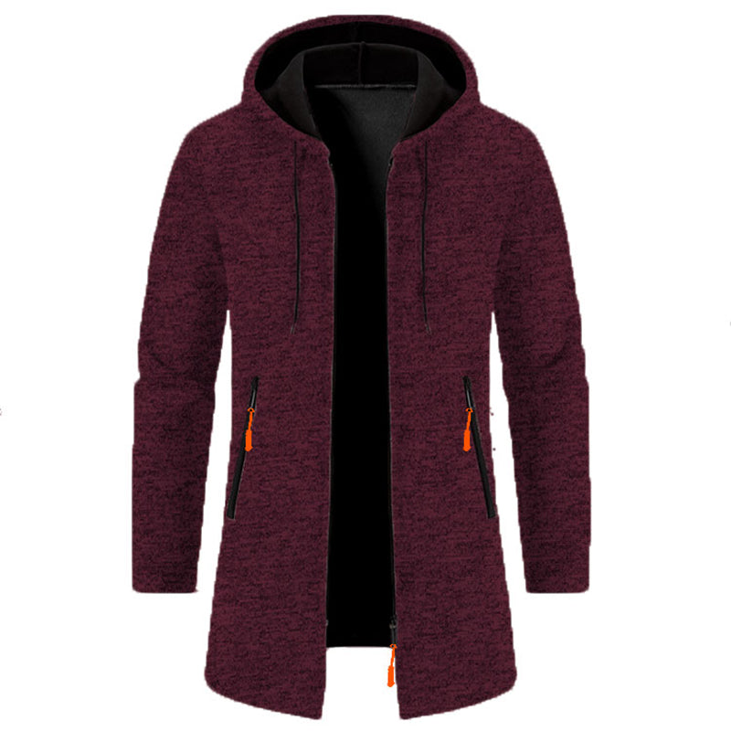 Sudaderas para hombre - Sudaderas con capucha de manga larga para hombre - Sudadera con capucha y cremallera para hombre - Abrigo de invierno oversize para hombre - Suéter negro