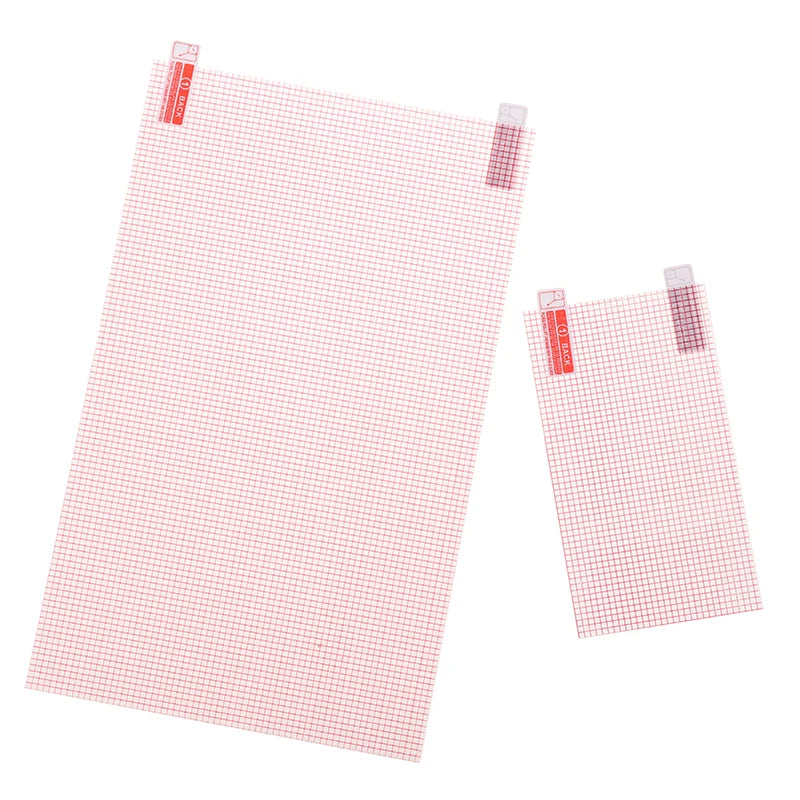 Lot de 2 films de protection d'écran universels pour smartphone, tablette, GPS, 5/6/7/8/9/10 pouces, anti-poussière et anti-rayures