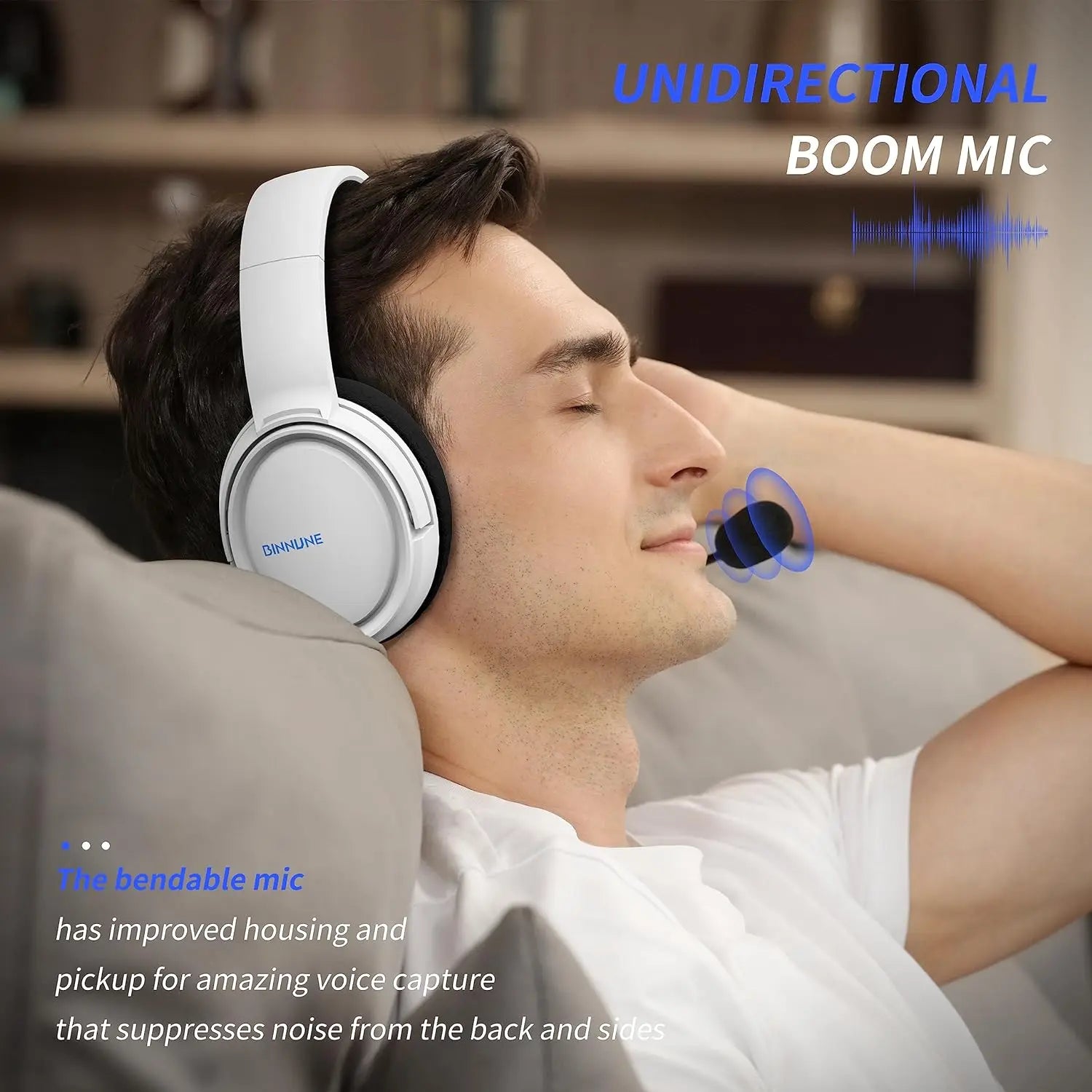 Auriculares gaming BINNUNE con micrófono para PS4 PS5 Xbox Series X|S Xbox One PC Switch Auriculares gaming con cable para Playstation 5 Xbox 1