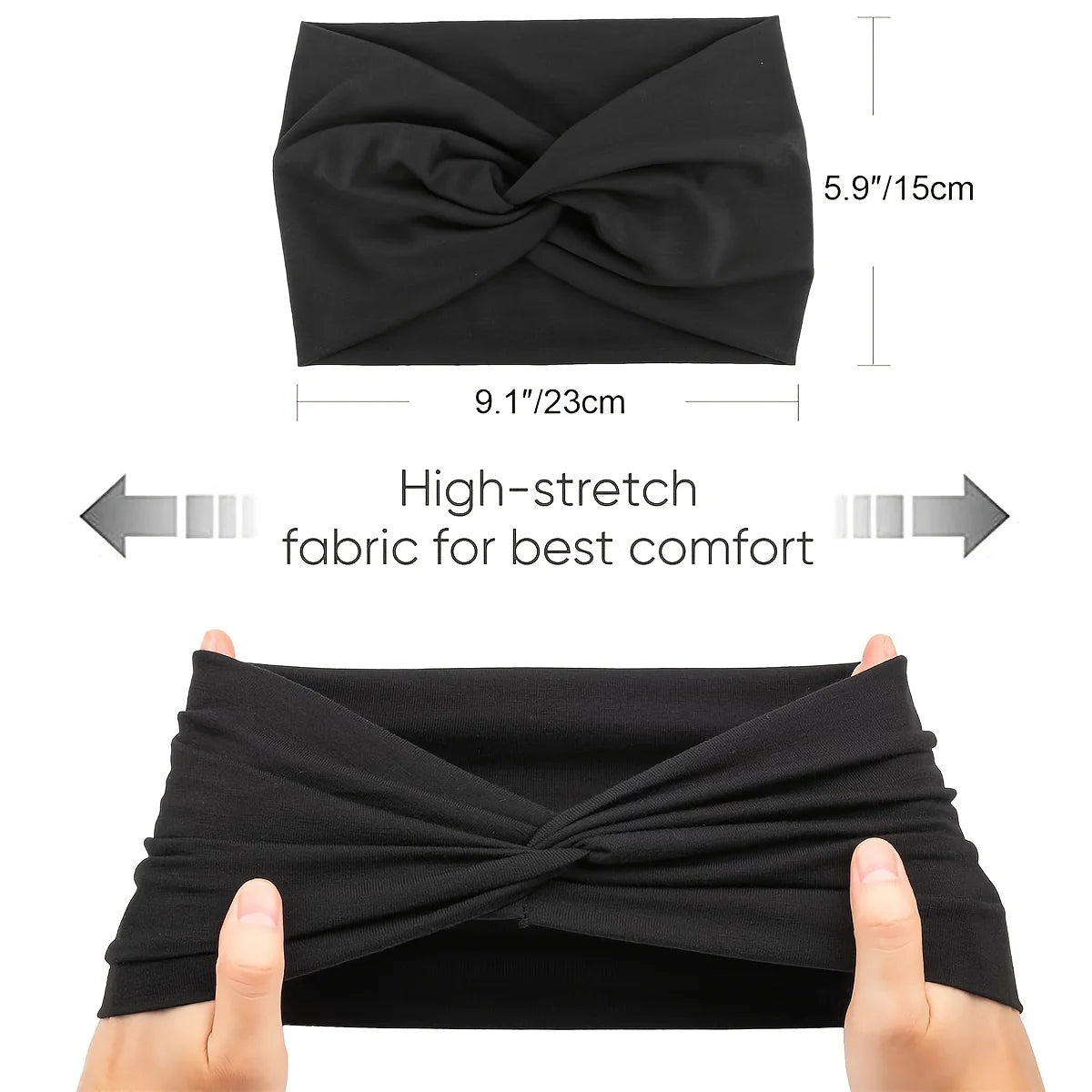 Bandeau de sport souple (lot de 4)