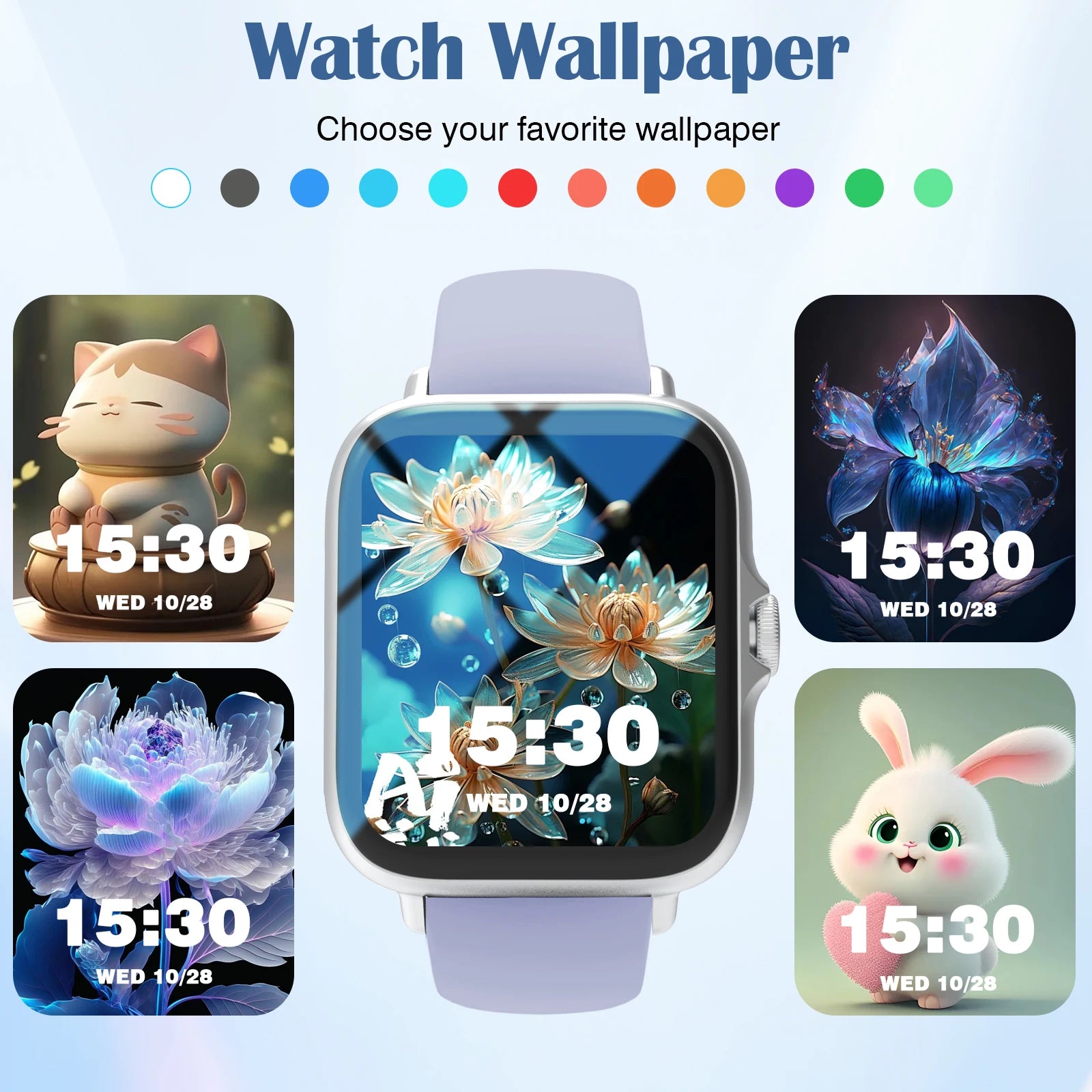 El smartwatch tiene función de llamada, notificación de mensajes, diseño ultrafino, es compatible con Android y iPhone, regalo neutro, múltiples