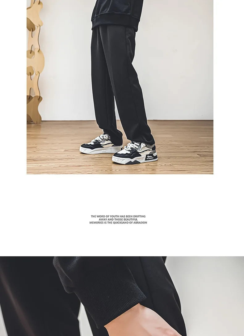 Zapatos de hombre, zapatillas de moda para hombre, zapatillas de correr de otoño de nueva marca, cómodas, con suela blanda, Tenis Masculino