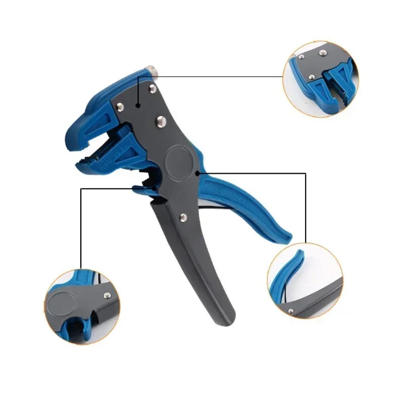 Electrician Wire Peeler Hand Tools Multifunctional Wire Stripper Pliers Multi-stranded Rows Thin Wire Cable Olecranon Peeler