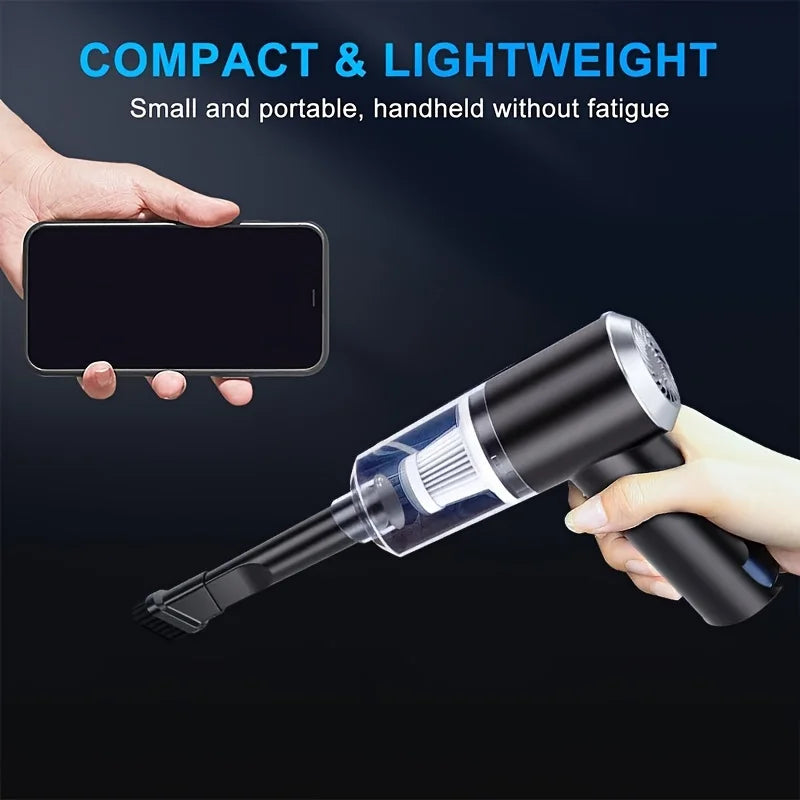 Mini aspirateur sans fil – Aspiration puissante et rechargeable pour la maison, la voiture et l'ordinateur