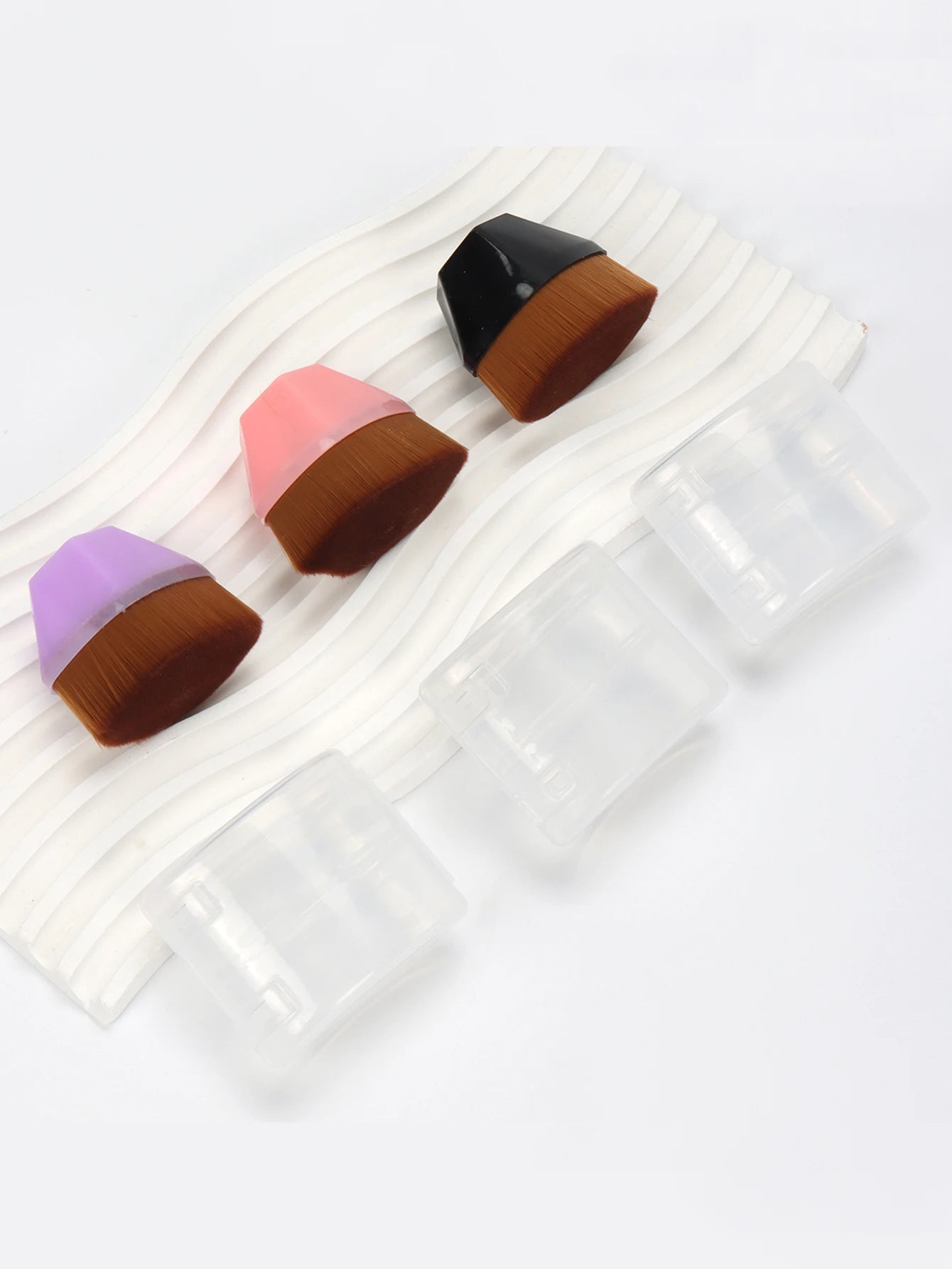 Pinceles de Maquillaje, Brochas para Maquillaje Corporal y Base Bronceadora, Pinceles de Maquillaje, Herramientas Cosméticas Bonitas, Brochas para Colorete en Polvo