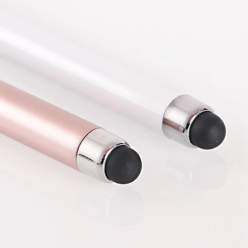 Lápiz óptico dos en uno con lápiz táctil para accesorios de celular, lápiz táctil electrostático para iPad, lápiz óptico para pantalla táctil de teléfono