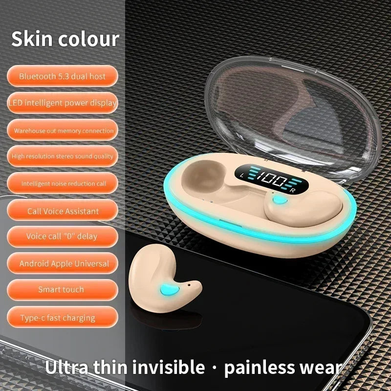 Auriculares inalámbricos Bluetooth 5.3 X55 – Auriculares deportivos y para dormir con reducción de ruido