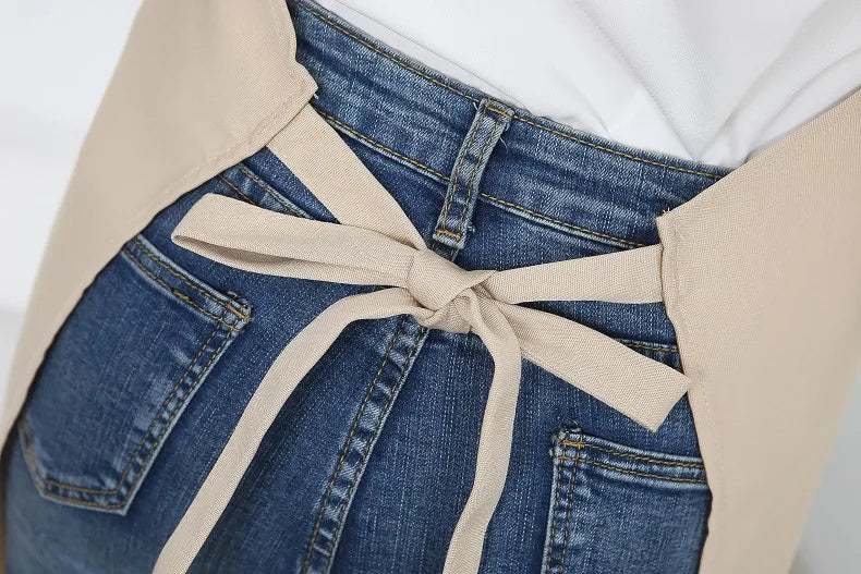 Nouveaux tabliers de cuisine tendance pour femmes et hommes, tabliers de travail pour chefs, pour grillades, restaurants, bars, boutiques, cafés, salons de beauté, studios de manucure, uniformes